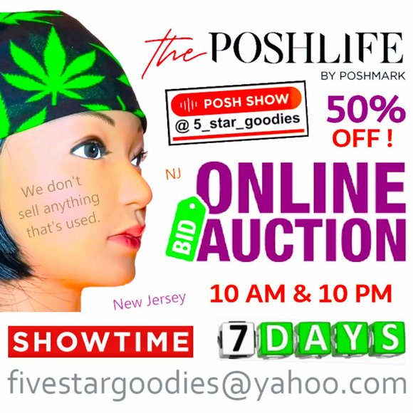 10 AM & 10 PM, Everyday ~ 50% OFF AUCTION - Picture 1 of 5